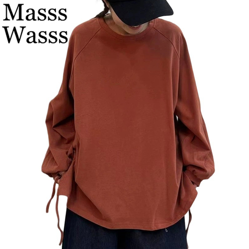 Japanese Brand Streetwear Vintage - Koszulki damskie Masss Wasss Brand Japońskie