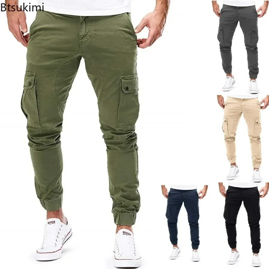 Streetwear Brand Joggers - Męskie spodnie cargo streetwear 2026, modne