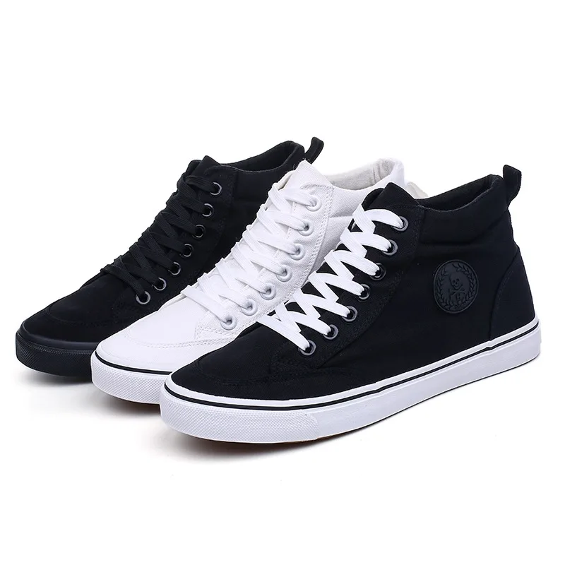 Streetwear Brand Shoes - Męskie wysokie obuwie moda płócienne buty