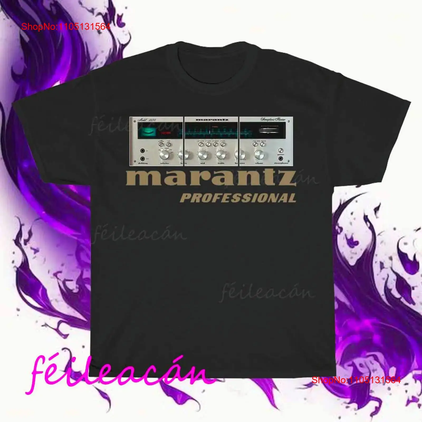 Streetwear Brand Tees - Nowa koszulka Marantz z logo wzmacniacza,