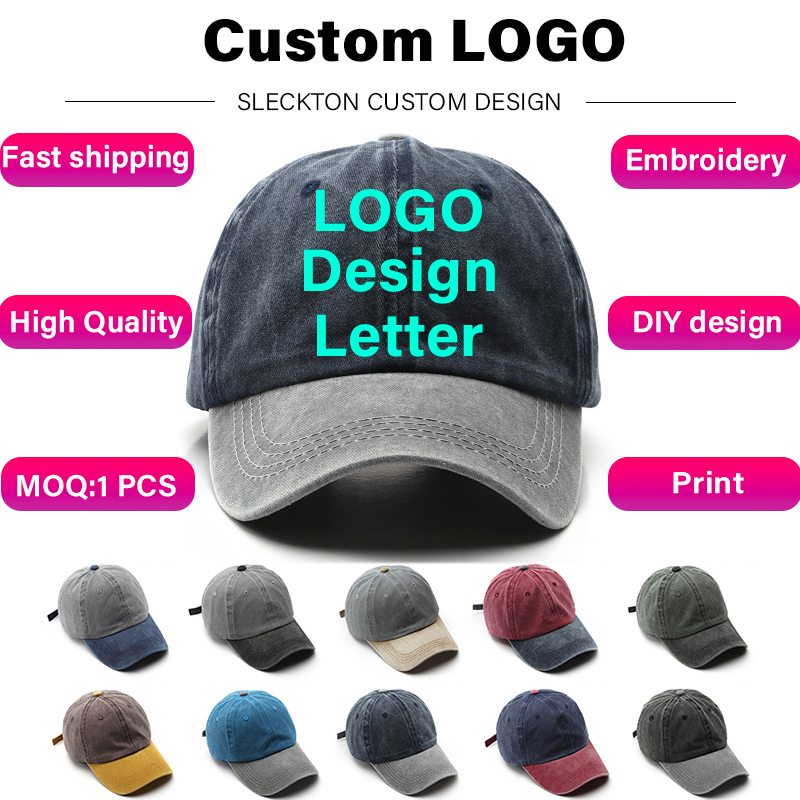 Stussy Bucket Hat - SLECKTON własne LOGO czapki Retro bawełniana