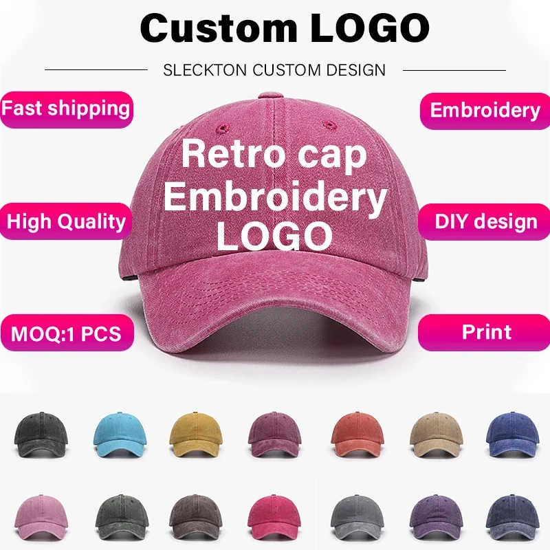 Stussy Bucket Hat - SLECKTON Niestandardowe logo Retro Czapka z