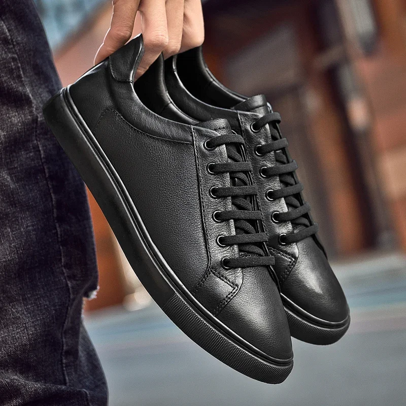 Męskie buty z prawdziwej skóry – Streetwear Brand Shoes recenzja i cena