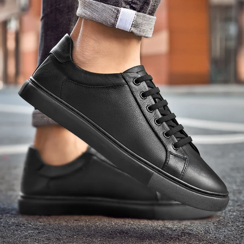 Męskie buty z prawdziwej skóry – Streetwear Brand Shoes recenzja i cena