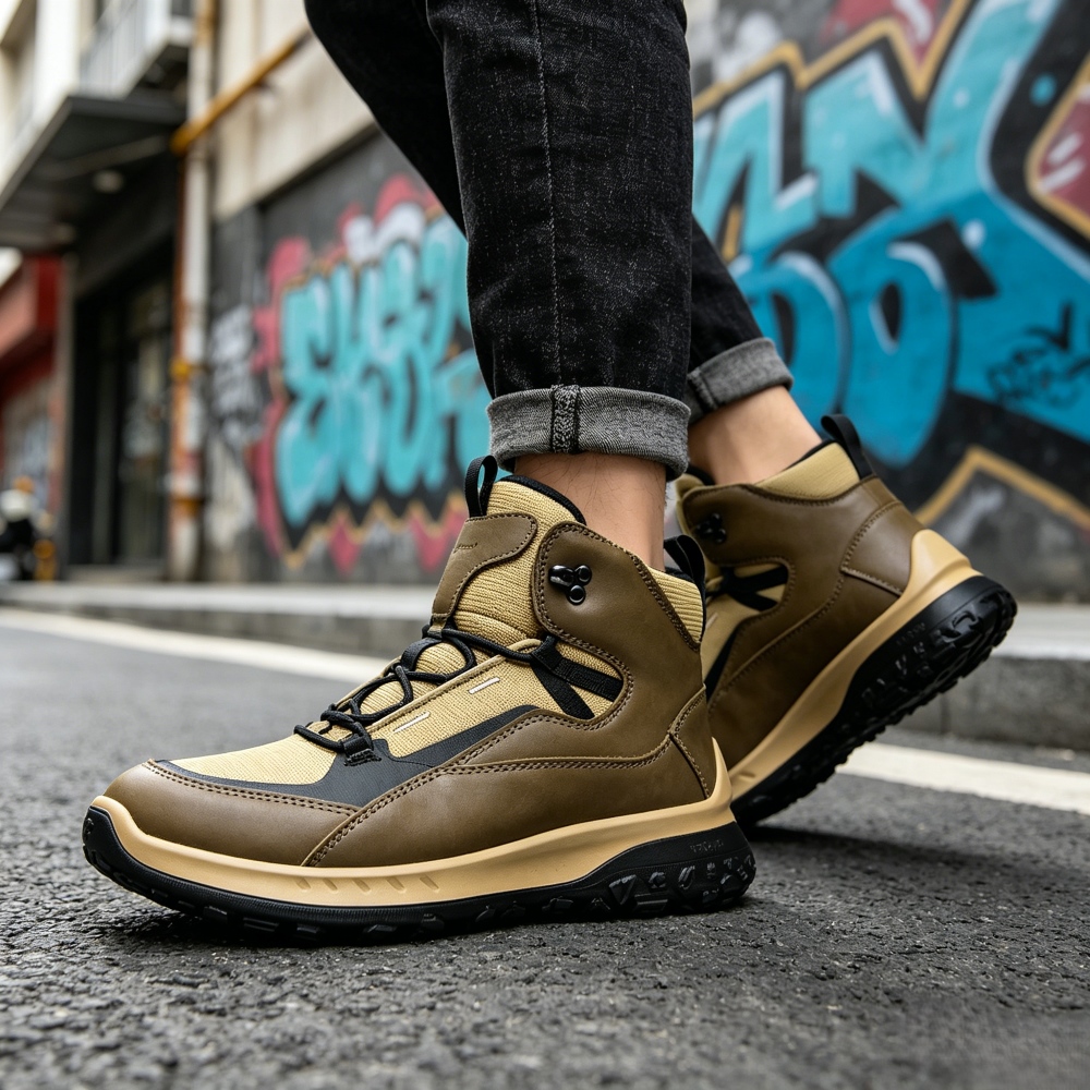 Wysokie skórzane buty męskie l – Streetwear Brand Shoes recenzja i cena