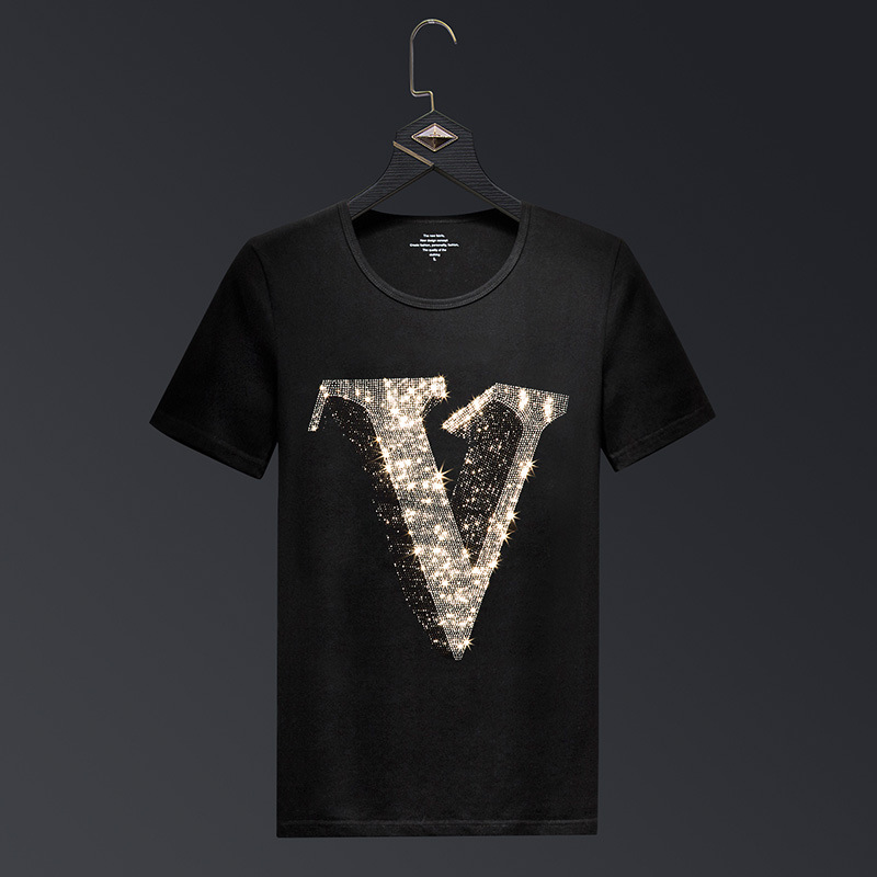 2025 Letter Rhinestones T Shir – Streetwear Brand England recenzja i cena