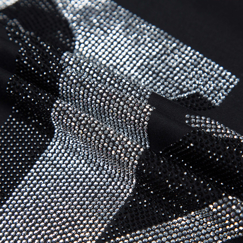 2025 Letter Rhinestones T Shir – Streetwear Brand England recenzja i cena