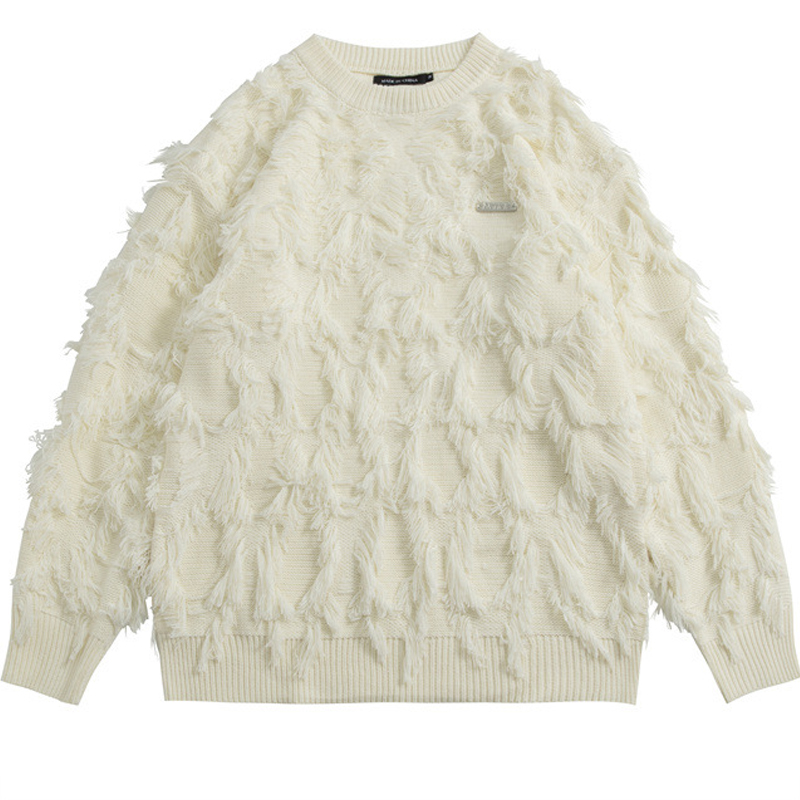 Męski sweter z dzianiny Downy  – Japanese Brand Streetwear Vintage recenzja i cena