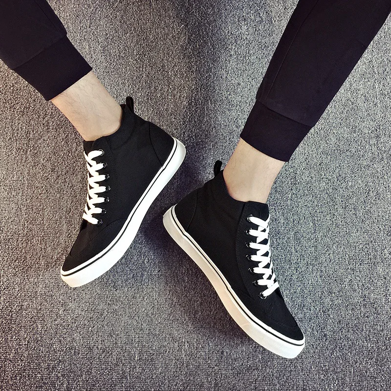 Męskie wysokie obuwie moda płó – Streetwear Brand Shoes recenzja i cena