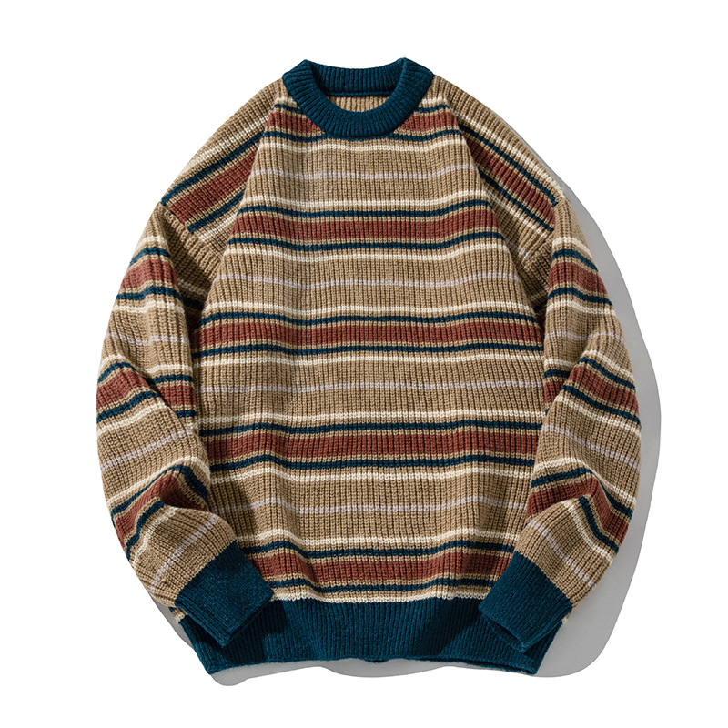 Koreański sweter w paski w sty – Streetwear Brand England recenzja i cena