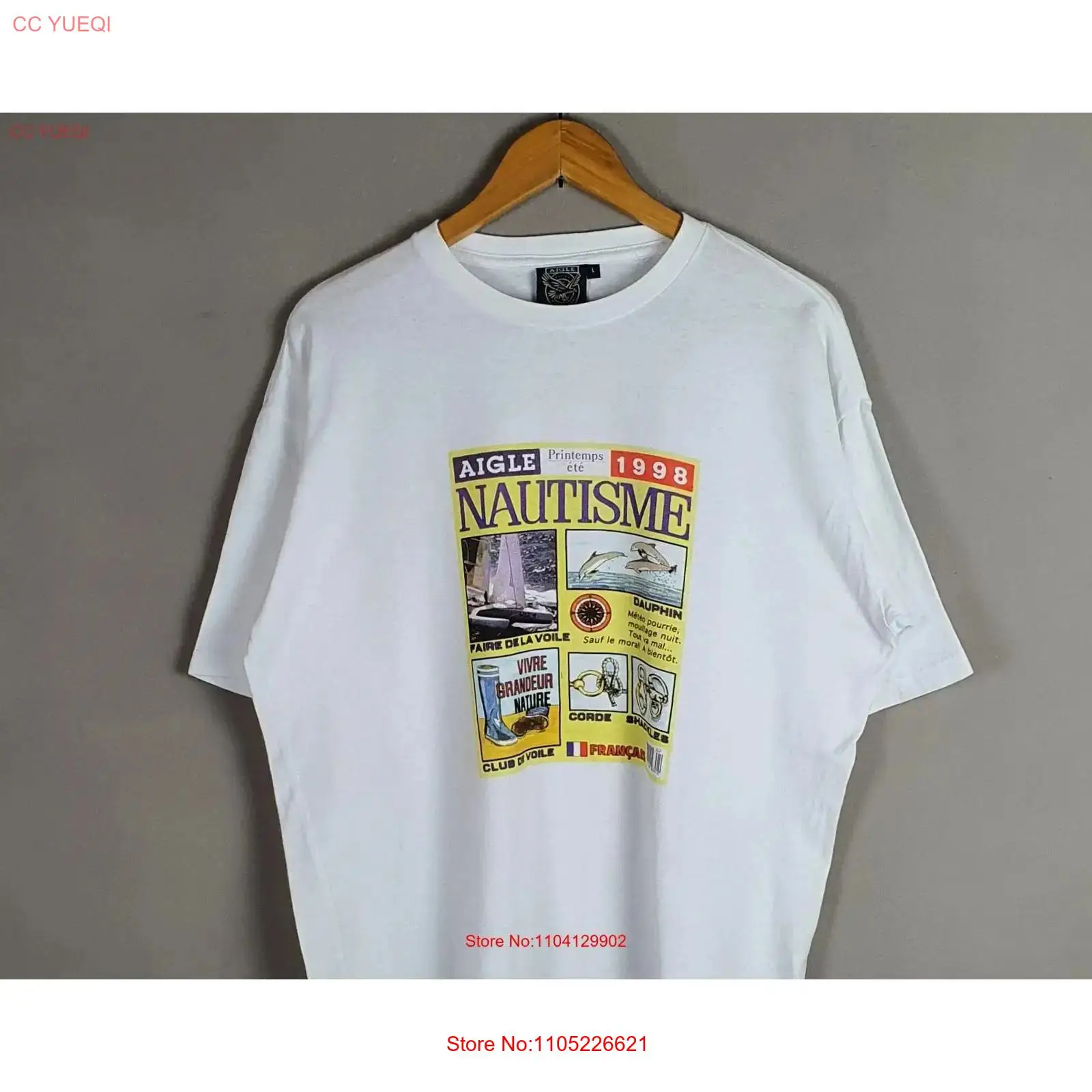 Vintage 1998 AIGLE Nautisme ko – French Streetwear Brand recenzja i cena