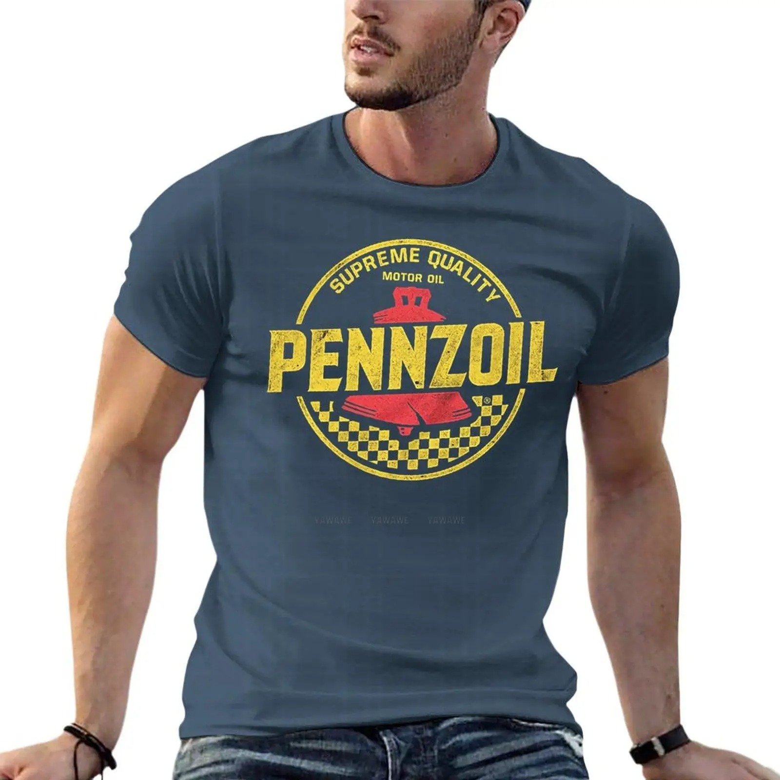 Distressed Pennzoil Motor Oil  – Streetwear Brand Tees recenzja i cena