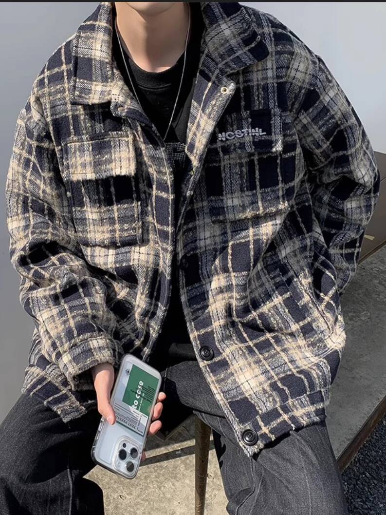 Męska Gruba Koszula-Kurtka Jes – Streetwear Brand England recenzja i cena